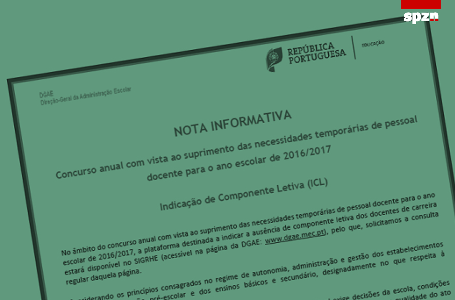 Nota Informativa - Concurso necessidades temporárias