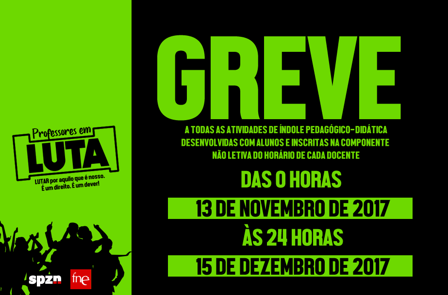 GREVE DE 13 DE NOVEMBRO A 15 DE DEZEMBRO DE 2017 