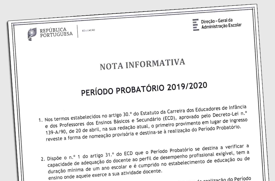 Período Probatório 2019/2020