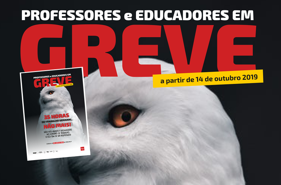 Pré-Aviso de Greve a partir do dia 14 de outubro 2019