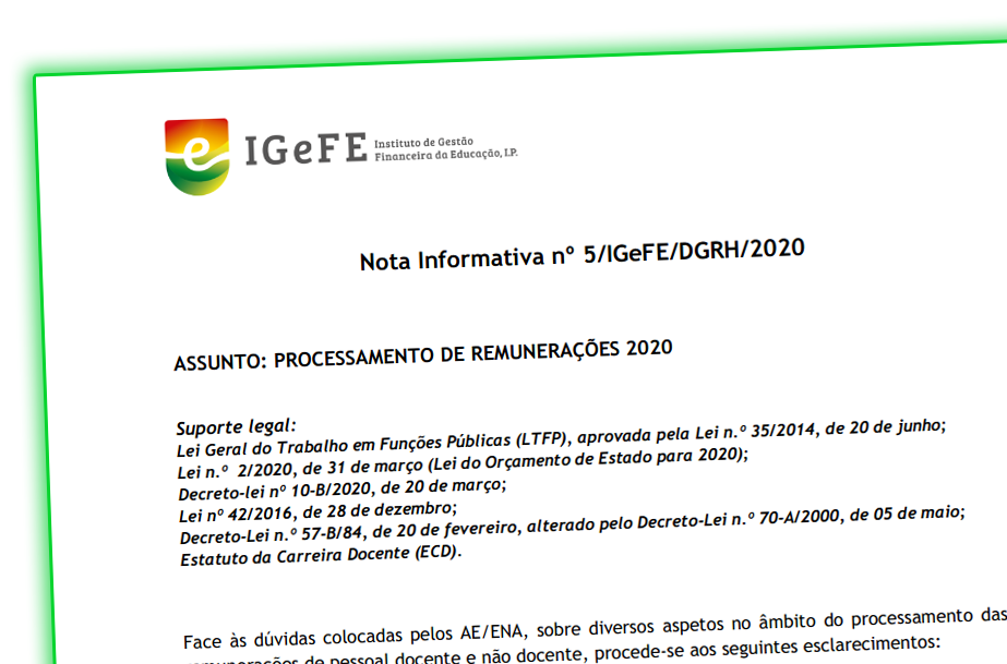 PROCESSAMENTO DE REMUNERAÇÕES 2020