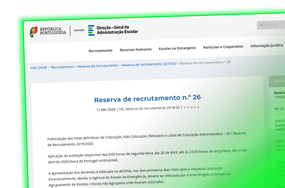 Reserva de recrutamento n.º 26 