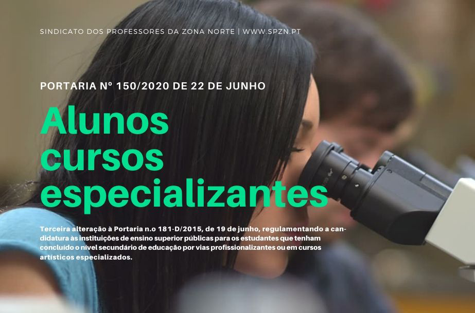 Alunos / cursos especializantes