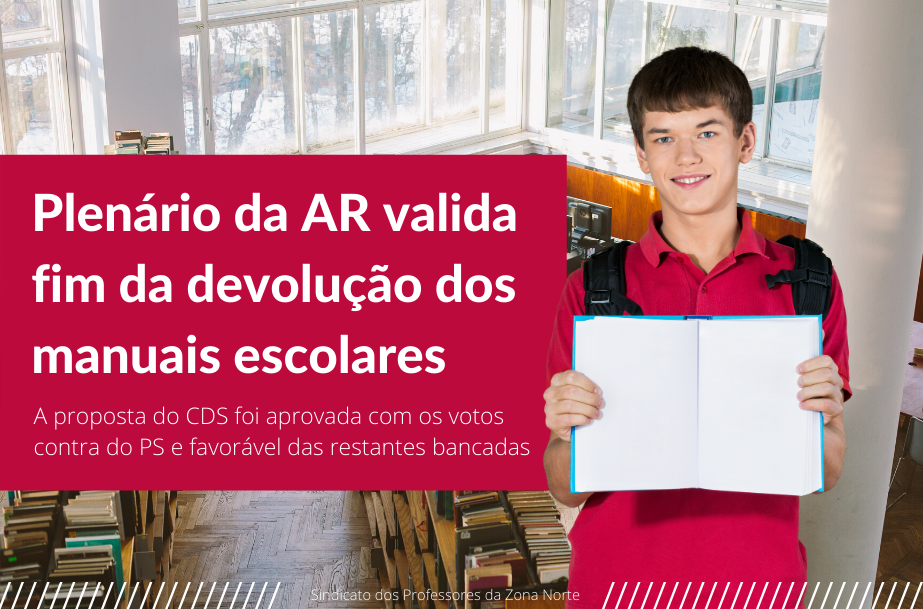 Plenário da AR valida fim da devolução dos manuais escolares proposto pelo CDS