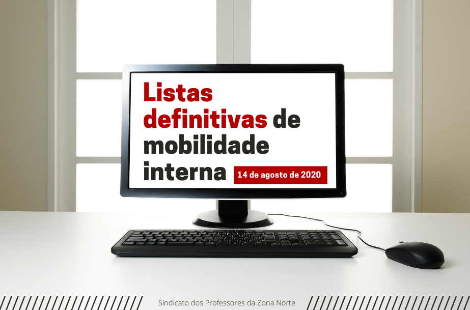 Listas definitivas de mobilidade interna