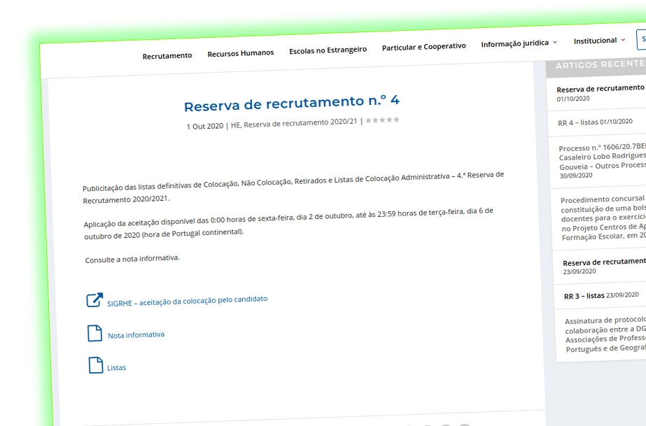 Reserva de recrutamento n.º 4