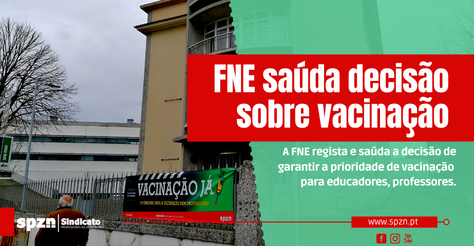 FNE saúda decisão sobre vacinação