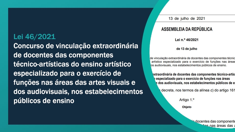 Concurso - artes visuais e dos audiovisuais