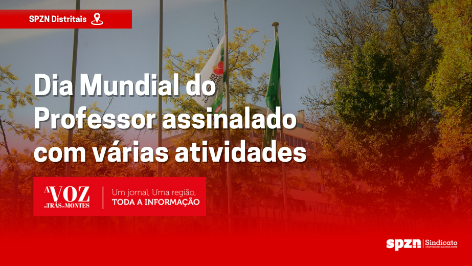 Dia Mundial do Professor assinalado com várias atividades