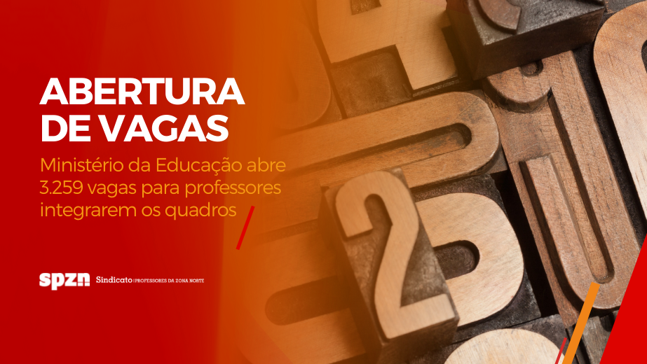 Ministério da Educação abre 3.259 vagas para professores integrarem os quadros