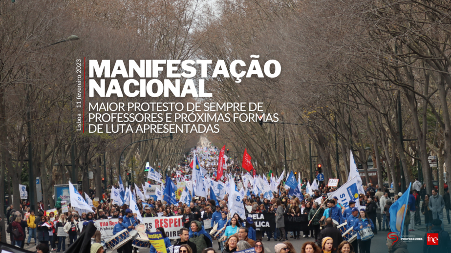 Maior protesto de sempre de professores e próximas formas de luta apresentadas