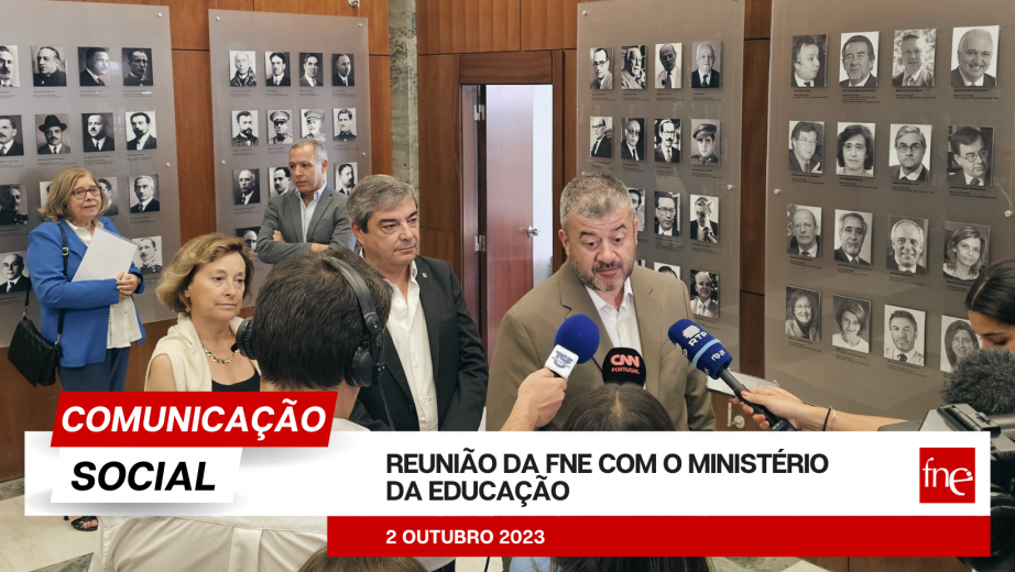 Reunião FNE com o Ministério da Educação 02-10-2023