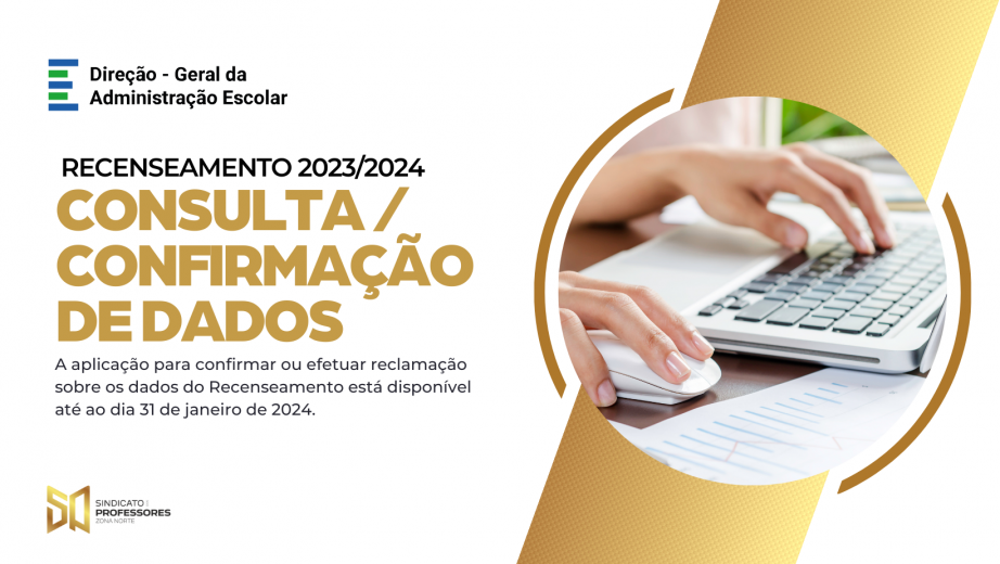 Recenseamento 2023/2024 - Consulta / Confirmação de Dados