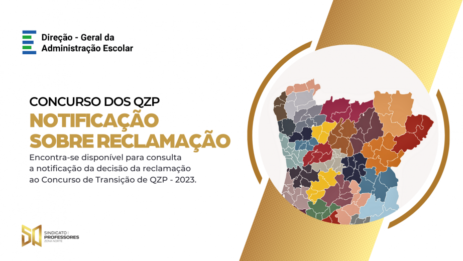 Notificação da decisão da reclamação ao concurso de Transição de QZP - 2023