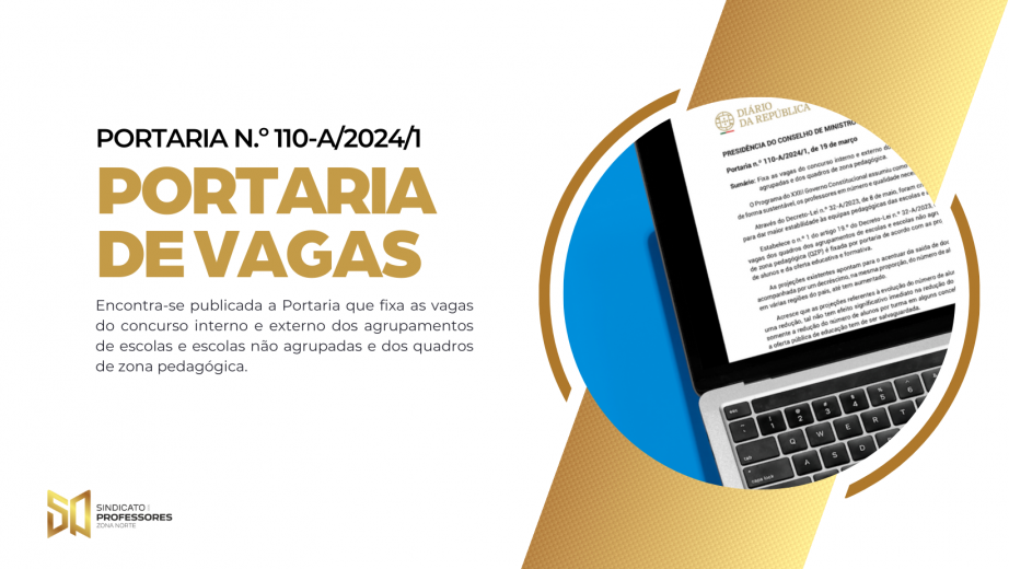 Portaria de Vagas do concurso interno e externo