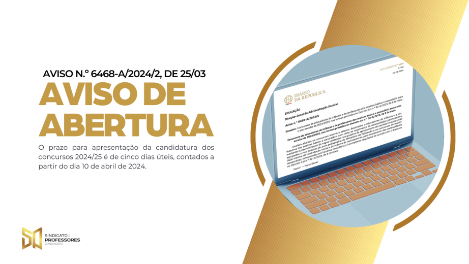 Aviso n.º 6468-A/2024/2, de 25 de março