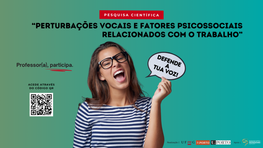 Estudo sobre perturbações da voz nos Professores: Participe!