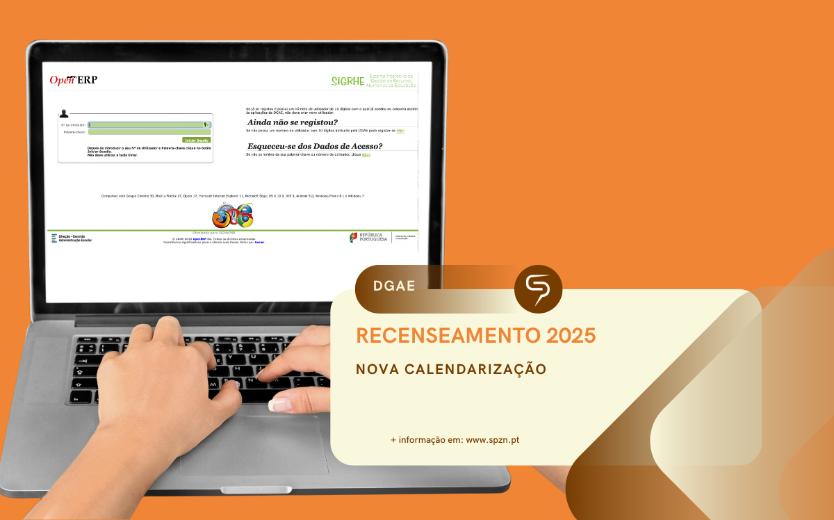 Recenseamento 2025 - Nova Calendarização