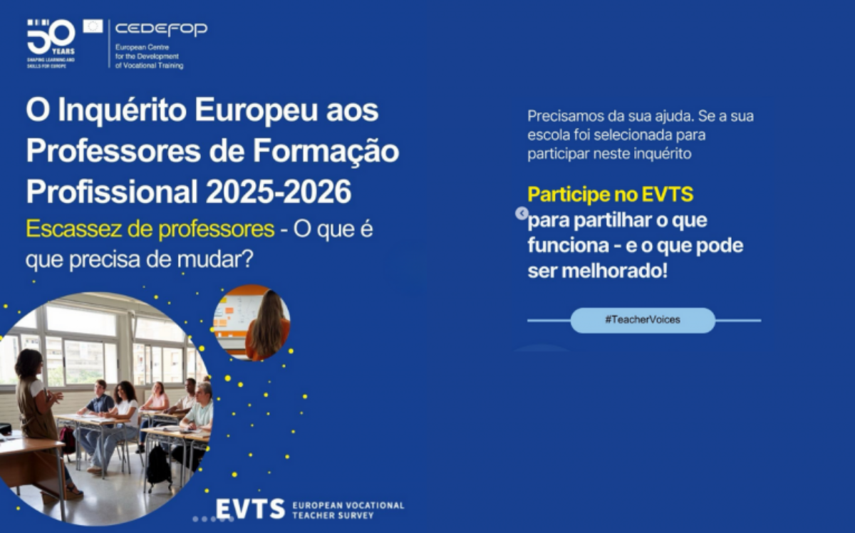 Inquérito Europeu aos professores de EFPI está no terreno