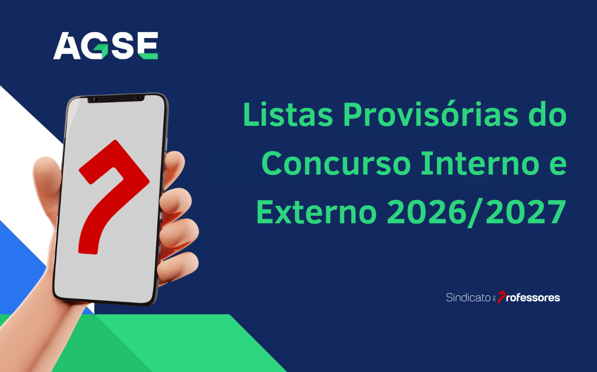 Listas Provisórias do Concurso Interno e Externo 2026/2027