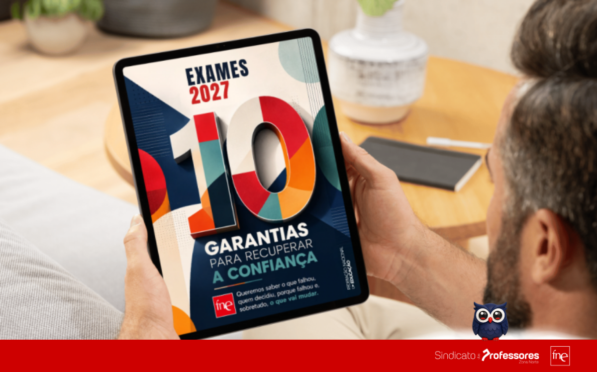 FNE apresenta 10 garantias para recuperar a confiança nos Exames Nacionais de 2027